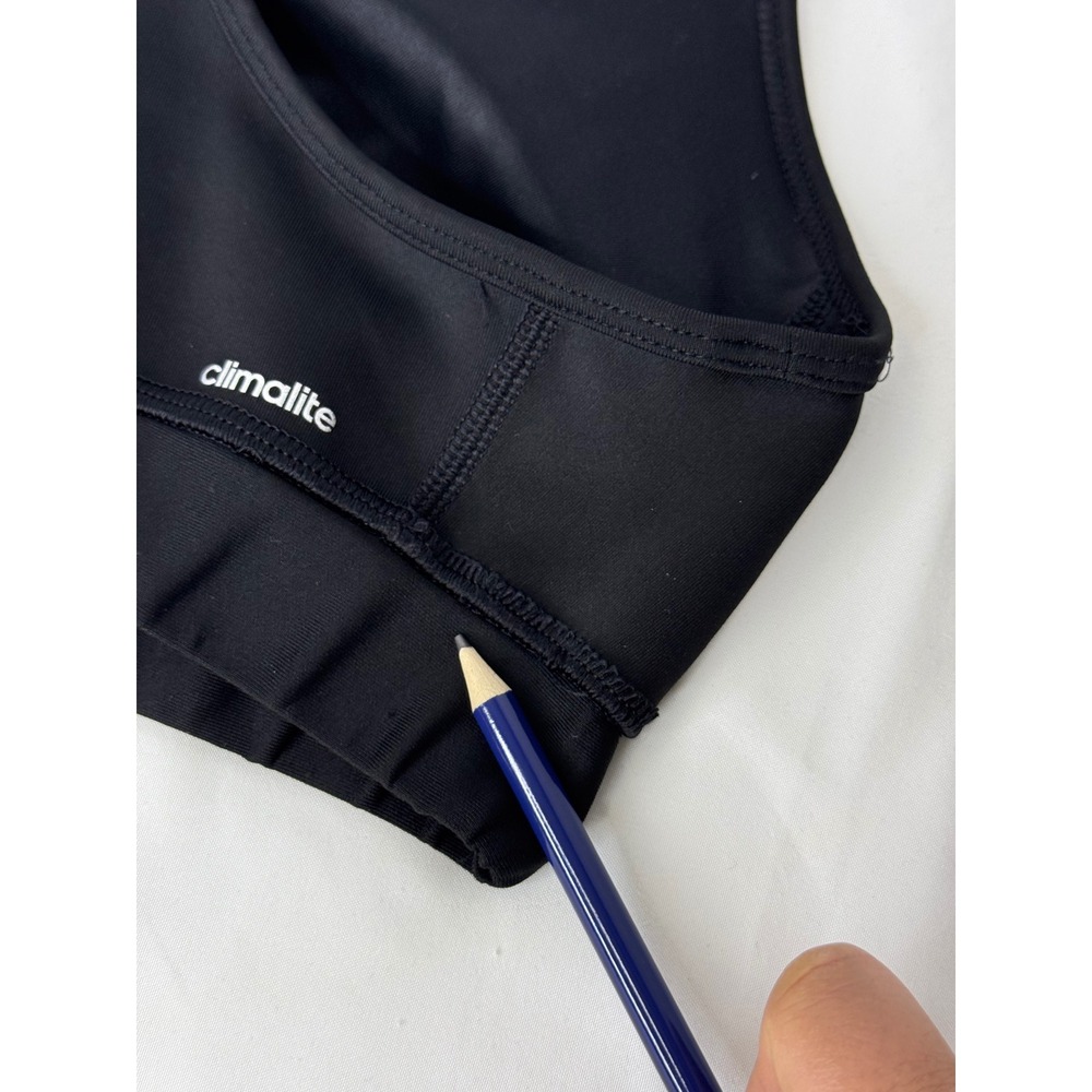 Adidas Techfit Climalite Womens Racerback Sports Bra Black Medium Support Small‎ - Picture 9 of 10